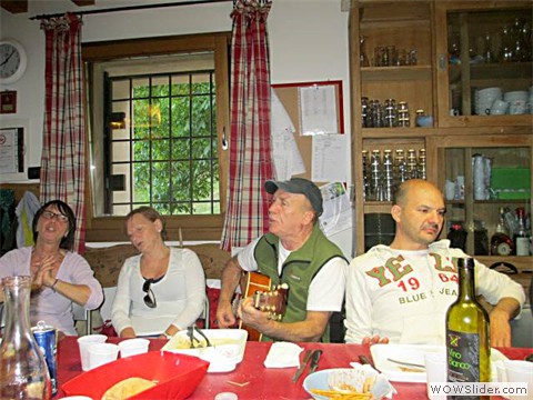 ci rilassiamo dopo la festa